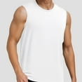 thumbnail image 3 of Tank Tops Men Plus Size Relaxed Fit Lightweight Breathable Crewneck Sleeveless Shirt Athletic Workout Gym Tanks, 3 of 5