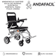 thumbnail image 3 of Andafacil® EasyGo Silla de Ruedas Eléctrica Portátil para Viaje Ligera, 3 of 9