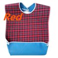 thumbnail image 2 of Honganda Adult Waterproof Bib Classic Small Plaid Print Apron Cloth Protector, 2 of 3