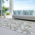thumbnail image 6 of Addison Rugs Chantille Indoor/Outdoor Transitional Geometric Ivory Washable Rectangle Rug, 10' x 14', 6 of 6