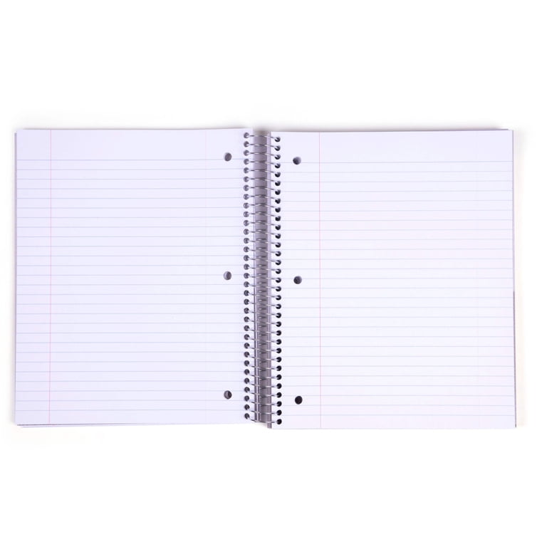 Mintra Office 5-Subject Spiral Notebook, 200 Sheets, Blue photo 8