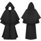 thumbnail image 4 of Capa de mujer unisex, túnica de monje medieval, túnica de cosplay, chal, disfraz de escenario, capa grande, capa para mujer, 4 of 6