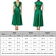 thumbnail image 2 of Vestido De Fiesta Vestido de fiesta elegante para mujer Vestido de manga con cuello en V A-line Ropa diaria (Verde S) Cgtredaw para Mujer Verde T L, 2 of 8