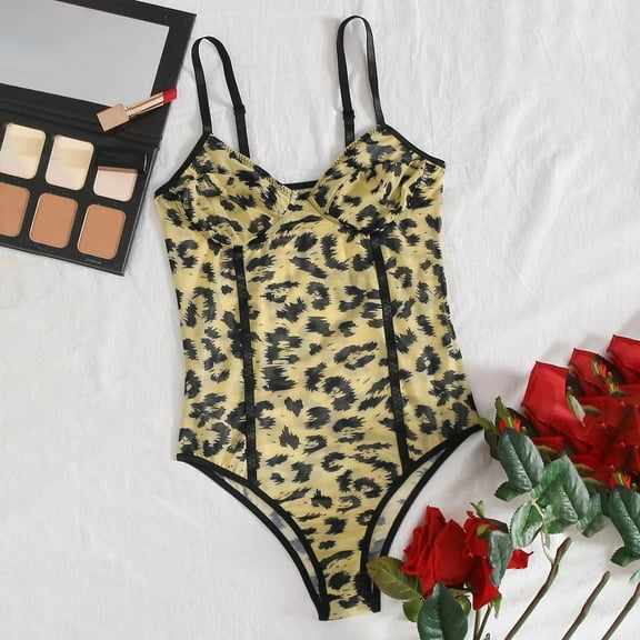 uublik Lingerie Set for Women Sexy Naughty Babydoll Plus Size Lace Sexy Naughty Bodysuit