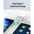 thumbnail image 3 of Gigastone 35W USB C Wall Charger 4-Pack, Fast Charging Charger, compatible with iPhone Series, 2-Port USB C Charger Block PD3.0, Durable Compact 35W USB-C -PD-6350W-4, 3 of 6
