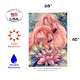 thumbnail image 2 of Toland Home Garden Think Pink House Flag, 2 of 5