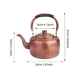 thumbnail image 3 of BotaniNest Kettle Stove For Cooking Utensils – Compact Whistling Teapot Stove Top Kettle For Boiling Water With Stainless Steel Construction And Even Heat Distribution, 3 of 7