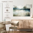 thumbnail image 5 of Elephant Stock Still Evening Waters I Wall Art - Horizontal Canvas Wall Art - Living Room Wall Decor - Abstract Canvas - Beige And Blue Decor By Carol Robinson - 39" x 26", 5 of 8