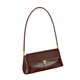 thumbnail image 5 of Bolso de mano de piel sintética para mujer con cierre de hebilla, ideal para ir de compras y vacaciones. Marrón, 5 of 9
