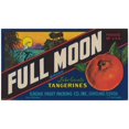 thumbnail image 3 of Anonymous 18x12 Black Modern Framed Museum Art Print Titled - Full Moon Brand Tangerines Label (1930-1950), 3 of 5