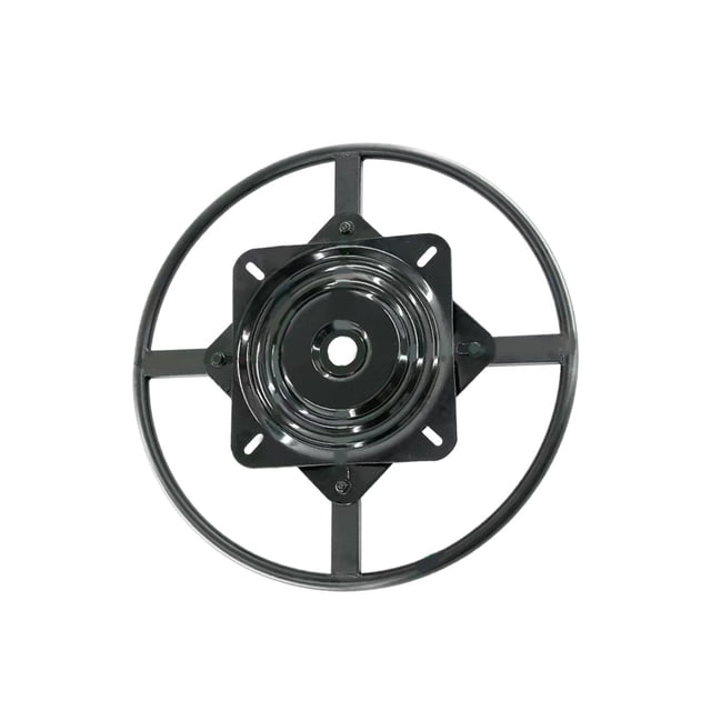 Taburete de bar con placa giratoria de repuesto con rotación de 360 grados, soporte giratorio de hierro resistente, base giratoria para silla, asiento 500 vueltas