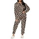 thumbnail image 1 of Conjunto de Pijama para Mujer Shendy Vendy Manga Larga Cuello Redondo con Estampado Transpirable, 1 of 5