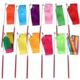 thumbnail image 1 of 12 Pcs Ruban de Gymnastique Artistique Rythmique de 2 Mètres avec Bâton pour Enfants, 1 of 3