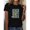 Black, variant on Fashion Reading Humor Print T Shirts Sarcastic 'Fiction Because Real Life' Quote Pattern Tops Bookworms & Writers Graphic Tees,S-5XL