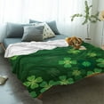 thumbnail image 2 of Yibo Fall Floral Leaves Blanket Flannel Soft and Comfortable Anti-static Bed Sofa Blanket, 2 of 7