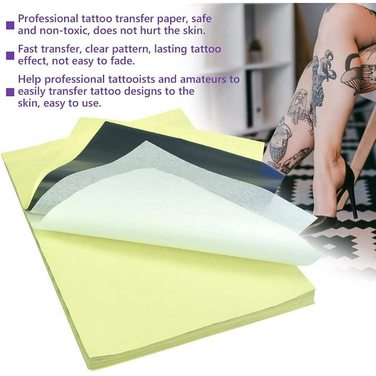 Transourdream A4 10pcs Printable Temporary Tattoo Transfer Paper