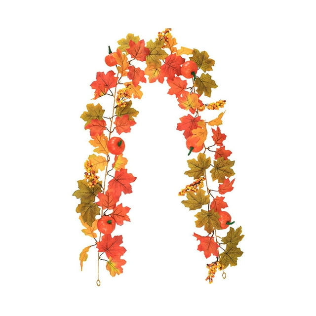 Simulated Pumpkin Maple Leaf Rattan Sunflower Showcase Fake Tree Leaves Artificial Maple Leaves