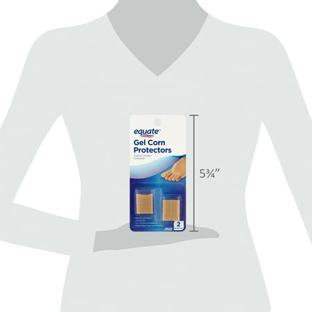 (2 pack) Equate Gel Corn Protectors, 2 Count