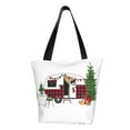 thumbnail image 1 of Disketp Vintage Buffalo Plaid Christmas Camper for Women’s Casual Shoulder Tote Bag Cross-body Handbags for Shopping, Travel and Daily Use, 1 of 6