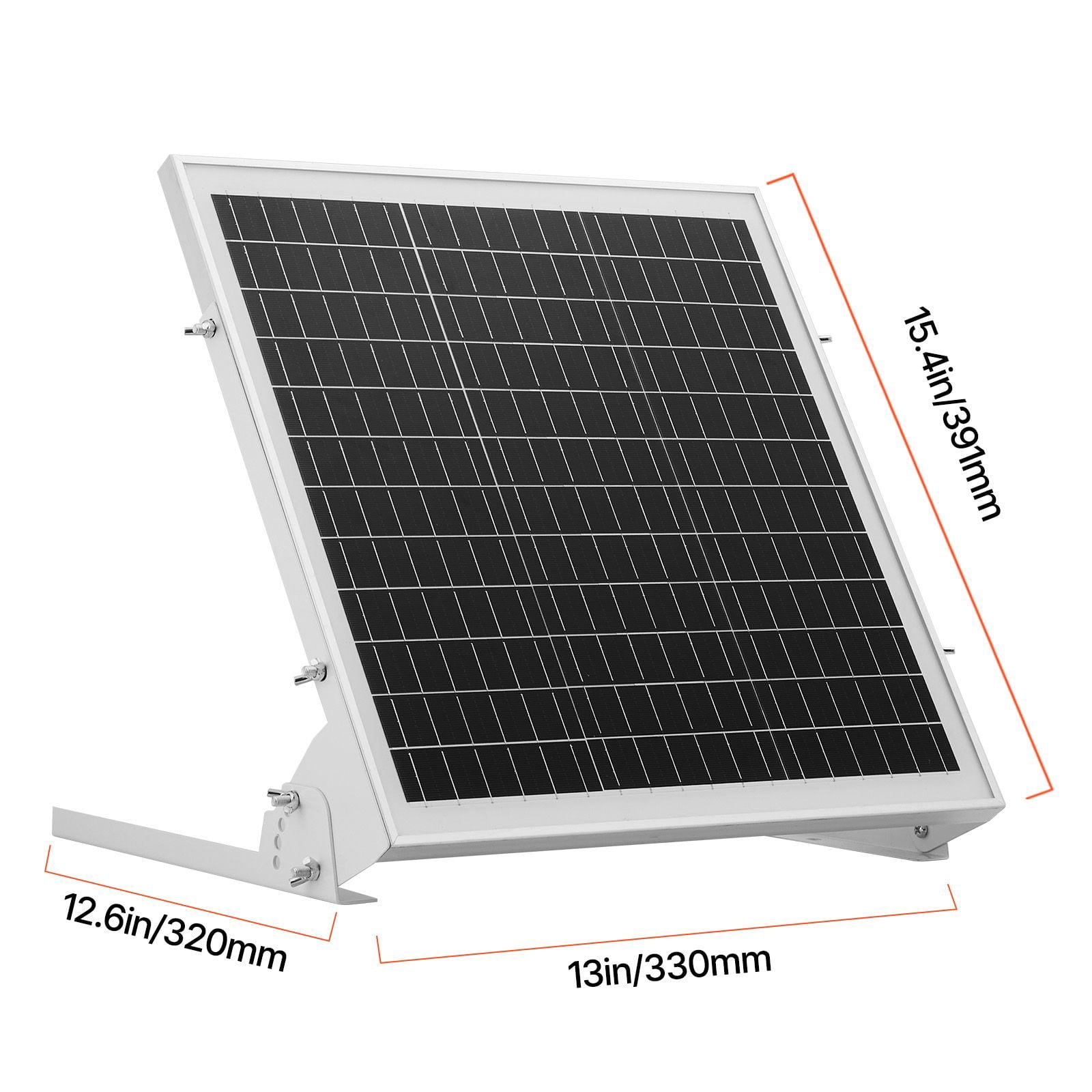 20W 12V Solar Panel Battery Charger with MPPT Controller IP67 Adjustable Bracket for Car RV Boat