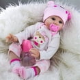 thumbnail image 1 of Zimtown 22 en Realista Recién Nacido Silicona Vinilo Reborn Baby Dolls Zimtown Muñeca de bebé renacido, 1 of 5
