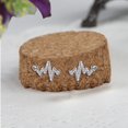 thumbnail image 6 of HANXIULIN Fashion Style Ladies Heartbeat Earrings Studs Fashion Jewelry Gift for Her, 6 of 7