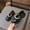 Black, variant on Little Girls Lace Trim Bow Mary Jane Shoes, Snap Button Single Strap Leather Footwear, Dual Color Non-Slip Rubber Sole Kids School Daily & Party Dress Shoes(Beige,9.5-10 Years)