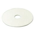 3M 4100 17 in. LowSpeed Super Polishing Floor Pads White (5/Carton