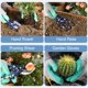 thumbnail image 3 of Juego de herramientas de jardín WORKPRO de aluminio resistente, 5 piezas con bolsa azul, 3 of 7
