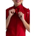 thumbnail image 2 of Chaqueta de chef Chef Works Springfield para mujer, color rojo mediano, 2 of 5