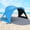 Dark Shelter-Skyblue-4 Person, variant on Beach Tent Sun Shelter With Upf50+ Uv Protection For 1-2/3/4-5/6-7 Person  Lightweight & Portable Shade 2 Zippered Doors Easy Setup Family Umbrella