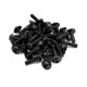 thumbnail image 1 of 40Pcs Tornillos M6 x 20 Aleación Aluminio Negro Motocicleta Pernos de Cabeza Hexagonal, 1 of 6
