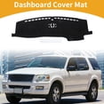 thumbnail image 2 of Unique Bargains Dashboard Cover Anti-Slip Dash Cover Mat Carpet for Ford Explorer 2020-2024 Polyester Black, 2 of 7