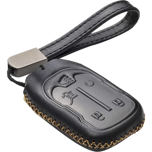 Ragirno Funda para llave de Piel para Auto GMC Terrain y Acadia Ragirno Funda para llave de Auto