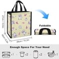 thumbnail image 2 of Pochacco Lunch Bag, Insulated Lunch Bag for Women Men Lunch Box Container Bag Reusable Lunch Tote Bag for Office, Work, Beach, Travel, Picnic, 2 of 7