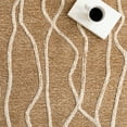 thumbnail image 6 of Rugs USA Mana Abstract Wool Area Rug, 9' 6" x 13' 6", Mana Beige, 6 of 9