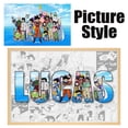 thumbnail image 3 of Póster personalizado de Dragon Ball, todas las figuras periféricas, nombre personalizado, imagen de palabra, impresiones artísticas, pintura en lienzo de Anime, regalos de decoración, 3 of 5