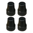 thumbnail image 3 of 4 puntas de bastón de goma de 7/8 pulgadas, reemplazo resistente al desgaste para suelo irregular o suelto, instalación conveniente, antideslizante, Negro Yinane Consejos para muletas, 3 of 8