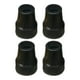 thumbnail image 3 of Puntas de bastón de goma Sunnimix 4 piezas 7/8 pulgadas Antideslizante Negro, 3 of 8