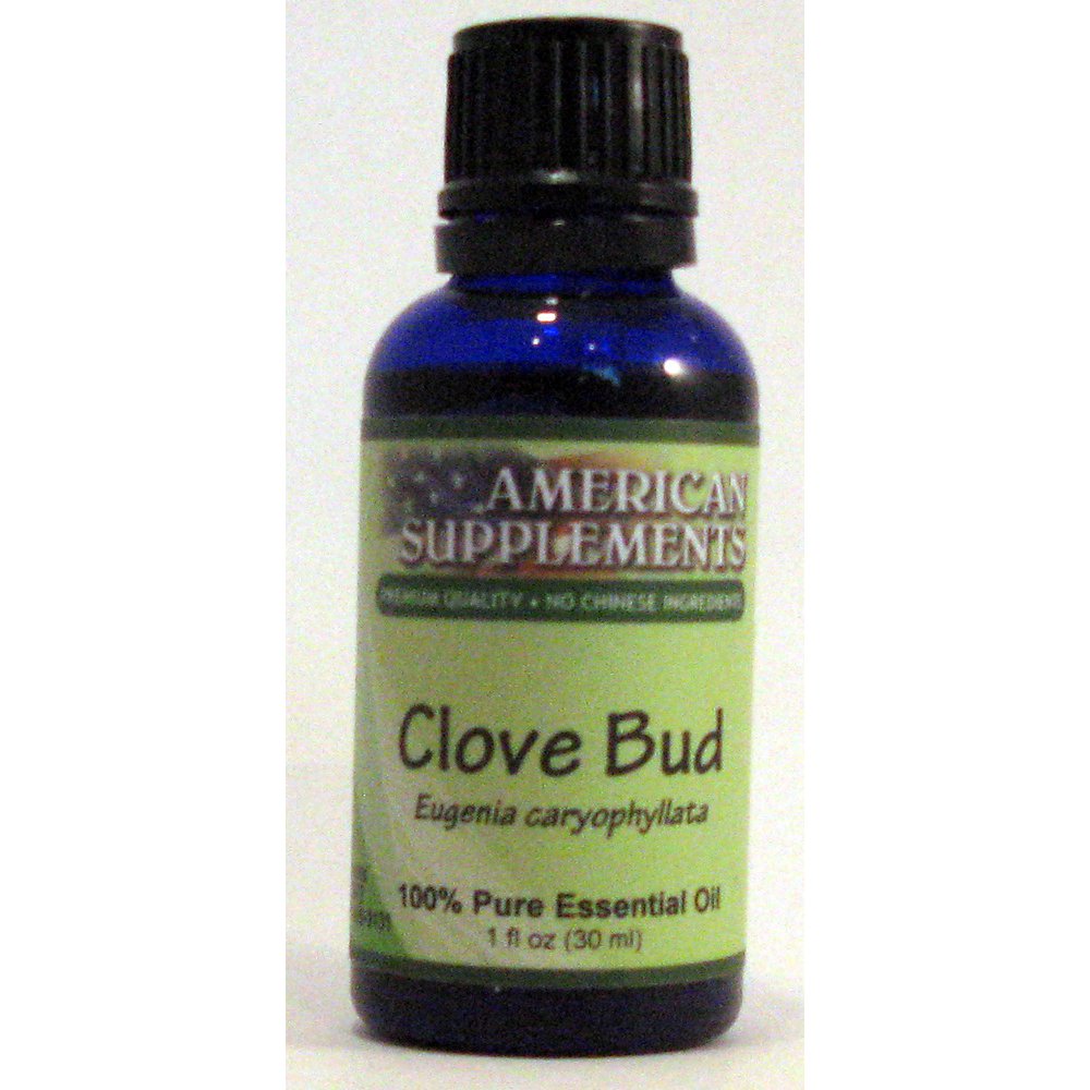 Clove Essential Oil American Supplements 1 oz Oil