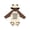 Natural & Brown w Ears, variant on Inktastic Multiple Sclerosis MS Awareness Walk Boys or Girls Long Sleeve Baby Bodysuit
