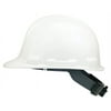 Safety Works HDPE Cap Style Hard Hat, Adjustable, White