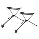 thumbnail image 2 of 2x Silla plegable Reposapiés Reposapiés para acampar Pies Asiento perezoso retráctil, 2 of 7