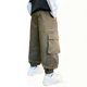 thumbnail image 5 of Pantalones largos de trabajo para niños con cintura elástica y bolsillos para adultos, pantalones casuales y cómodos de poliéster para niños., 5 of 8