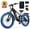 Black, variant on ESKUTE C300 Electric Bike for Adults, 1500W Peak Motor, 32MPH Fast Ebike, 48V 20.8Ah Battery Up to 80 Miles, 26"x4.0" Fat Tire, Full Suspension, 8-Speed Blue, With Phonebag & Lock, UL2849