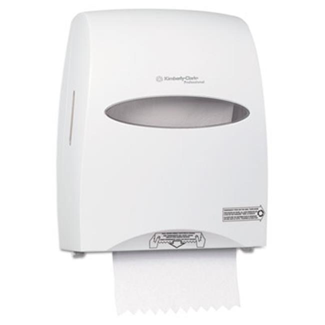 Kimberly-Clark Sanitouch Paper Towel Dispenser - Hands-Free Hard Roll Towel System With Microban Protection