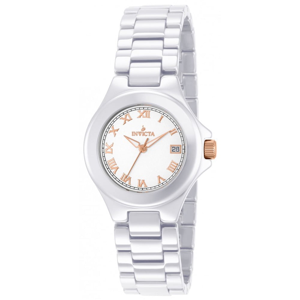 Invicta white ceramic watch hot sale