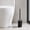 Black-BK-clearacne, variant on Dyegold Toilet Brush and Holder Set Long Handle Bathroom Bowl Cleaner Scrubber with Wall Mount Base Ventilated Storage for Home Bathroom Cleaning Supplies