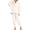 Beige, variant on Winter Pajamas for Women Fuzzy Loungewear Sets Ladies Fleece Long Sleeve Tops and Long Pants 2 Piece Sleepwear