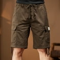 2024 Dreamfire Summer Shorts Pants Men Khaki Casual Cargo Shorts For